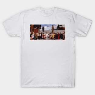 Cimabue's Celebrated Madonna is carried in Procession through the Streets of Florence -  Frederic Leighton, 1st Baron Leighton T-Shirt